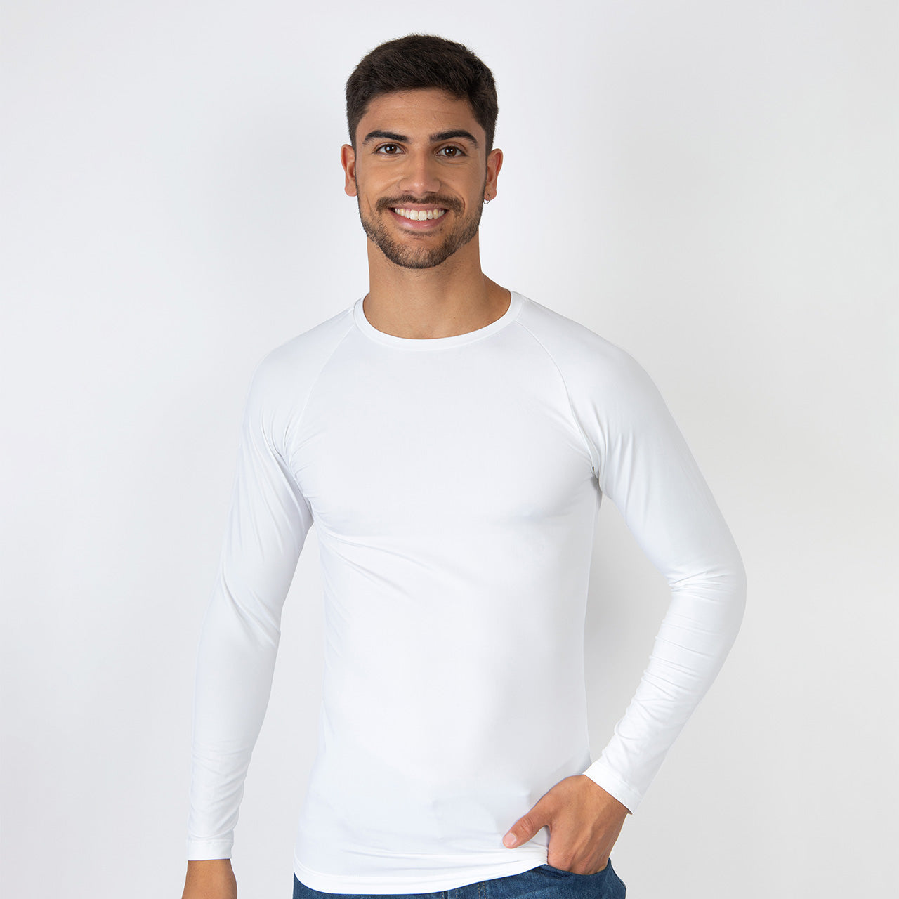 Termica Blanca Remeras Termicas Para Hombre Camiseta Térmica